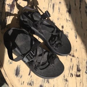 Black Chacos only worn once !!